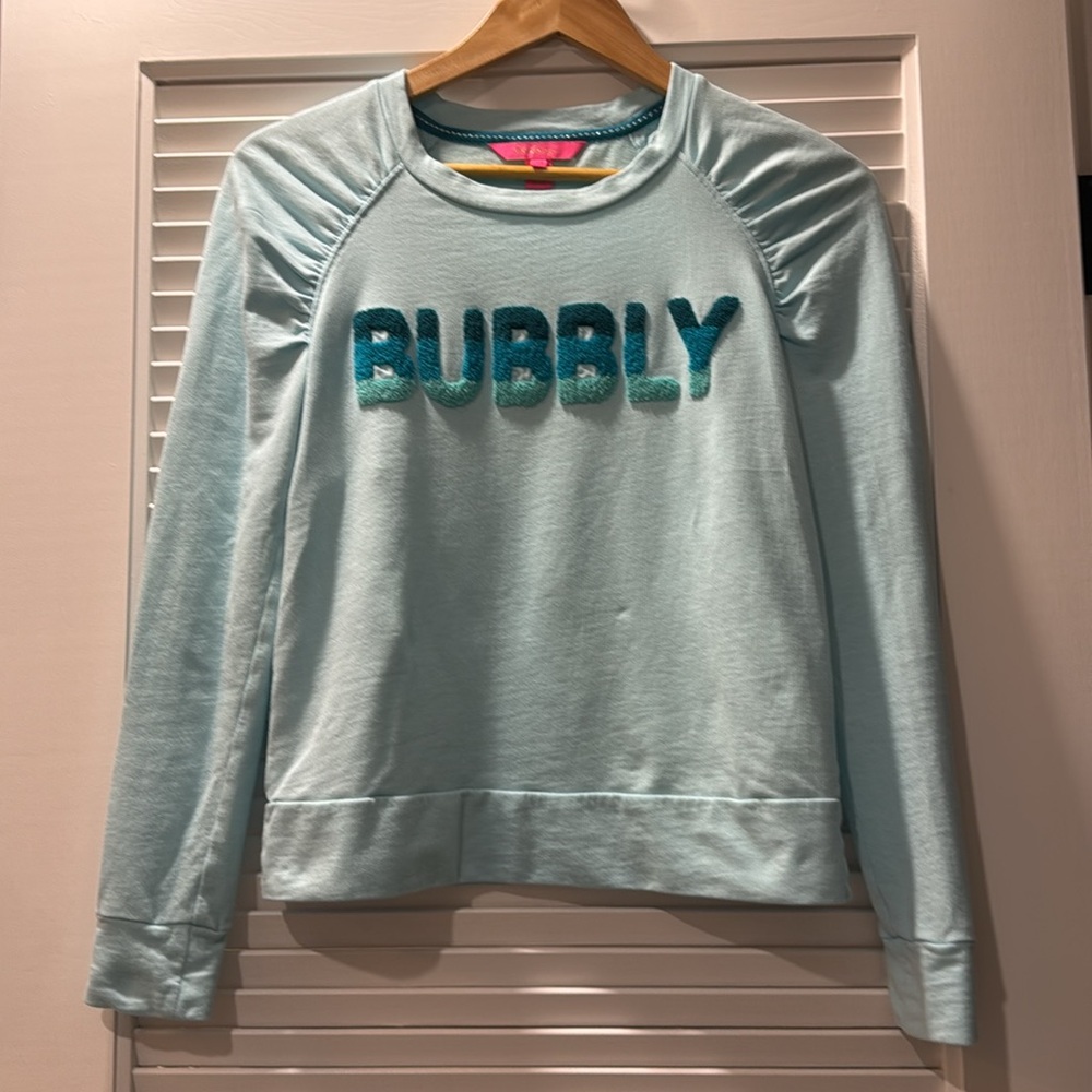NWT LILLY PULITZER BUBBLY ALDEAN SWEATSHIRT - Picture 5 of 9